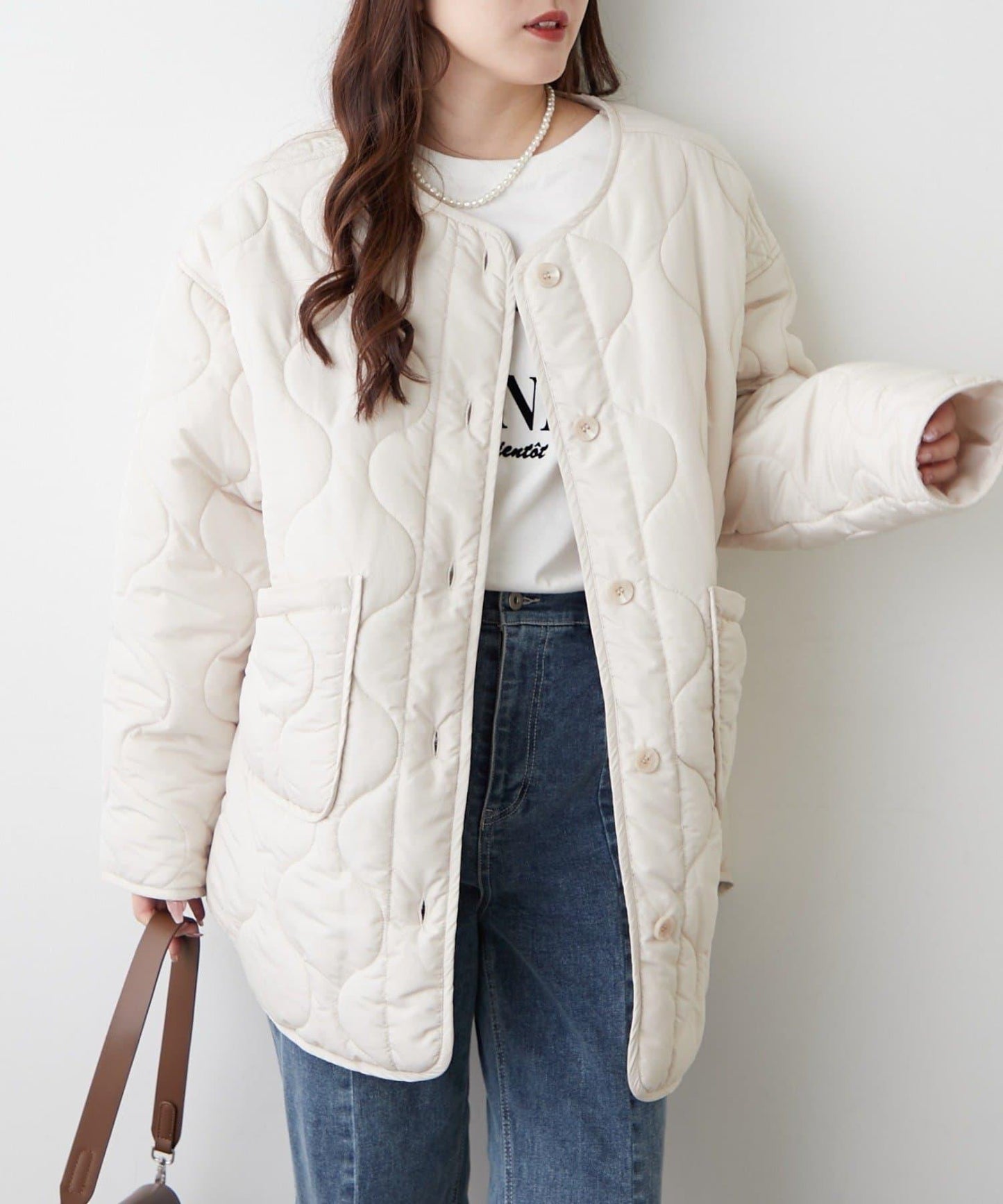 人氣系列！輕盈保暖滾邊絎縫夾克