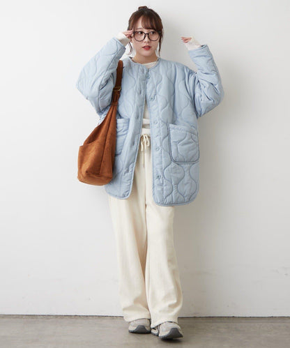 人氣系列！輕盈保暖滾邊絎縫夾克