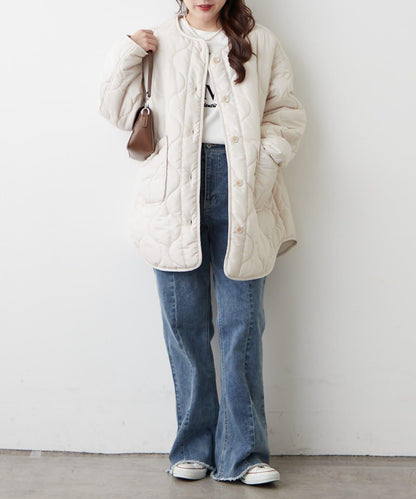 人氣系列！輕盈保暖滾邊絎縫夾克