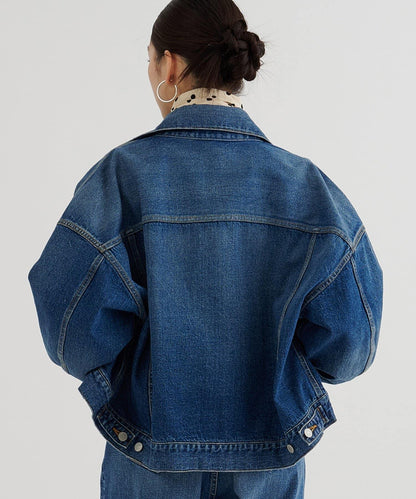 寬鬆牛仔夾克