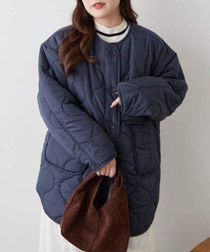 人氣系列！輕盈保暖滾邊絎縫夾克