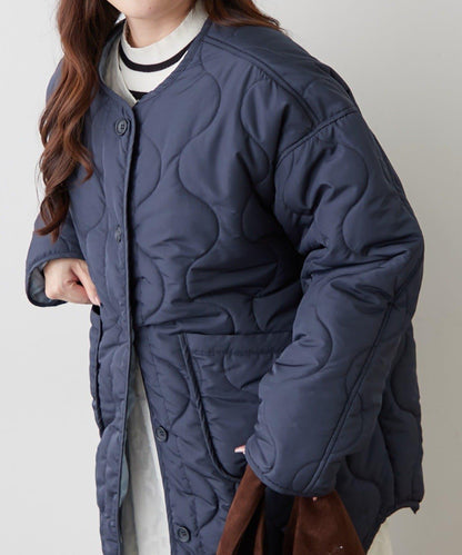 人氣系列！輕盈保暖滾邊絎縫夾克