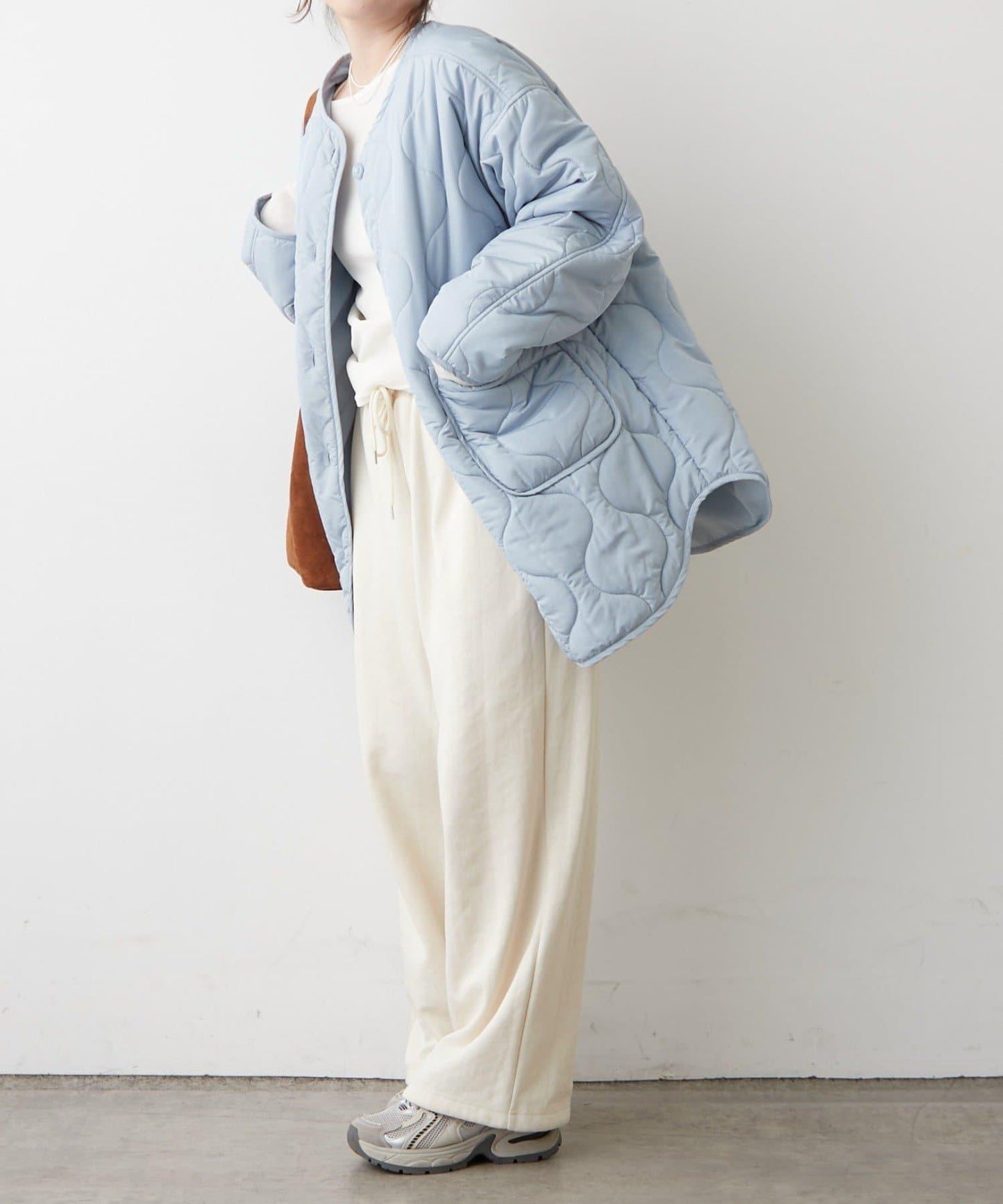 人氣系列！輕盈保暖滾邊絎縫夾克