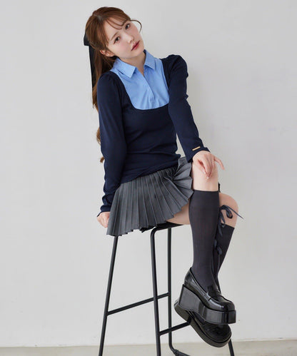 【復刻】細褶百褶裙