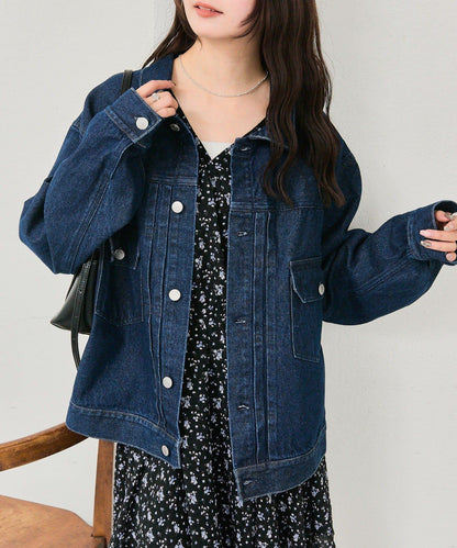寬鬆牛仔夾克