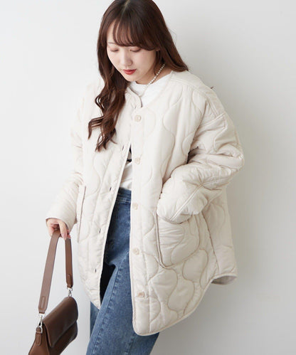 人氣系列！輕盈保暖滾邊絎縫夾克