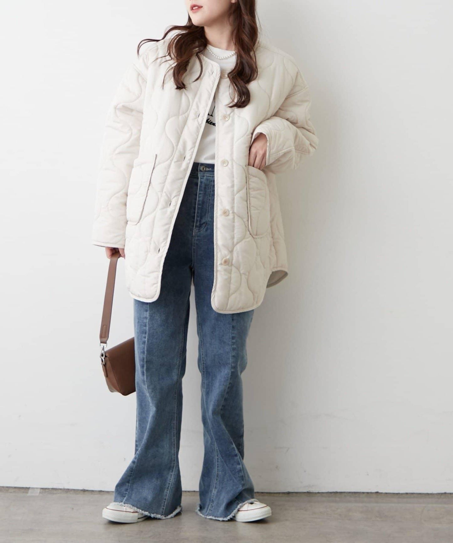 人氣系列！輕盈保暖滾邊絎縫夾克