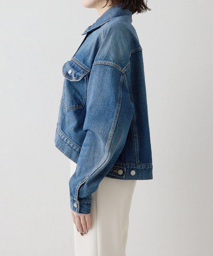 寬鬆牛仔夾克