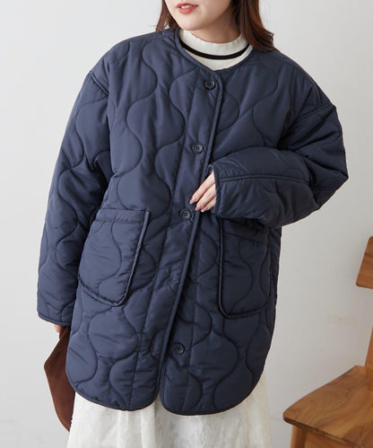 人氣系列！輕盈保暖滾邊絎縫夾克