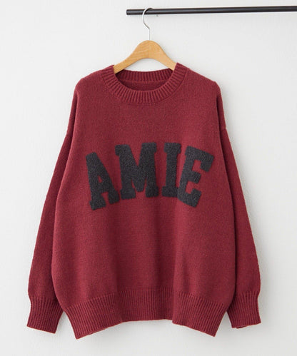 【RMAF】毛圈繡標誌針織衫