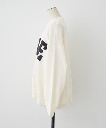 【RMAF】毛圈繡標誌針織衫