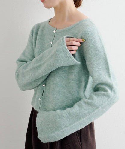 【4色可選】B 仿羊絨針織開衫