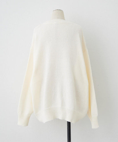 【RMAF】毛圈繡標誌針織衫