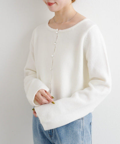 【4色可選】B 仿羊絨針織開衫