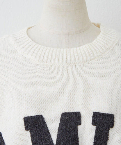 【RMAF】毛圈繡標誌針織衫