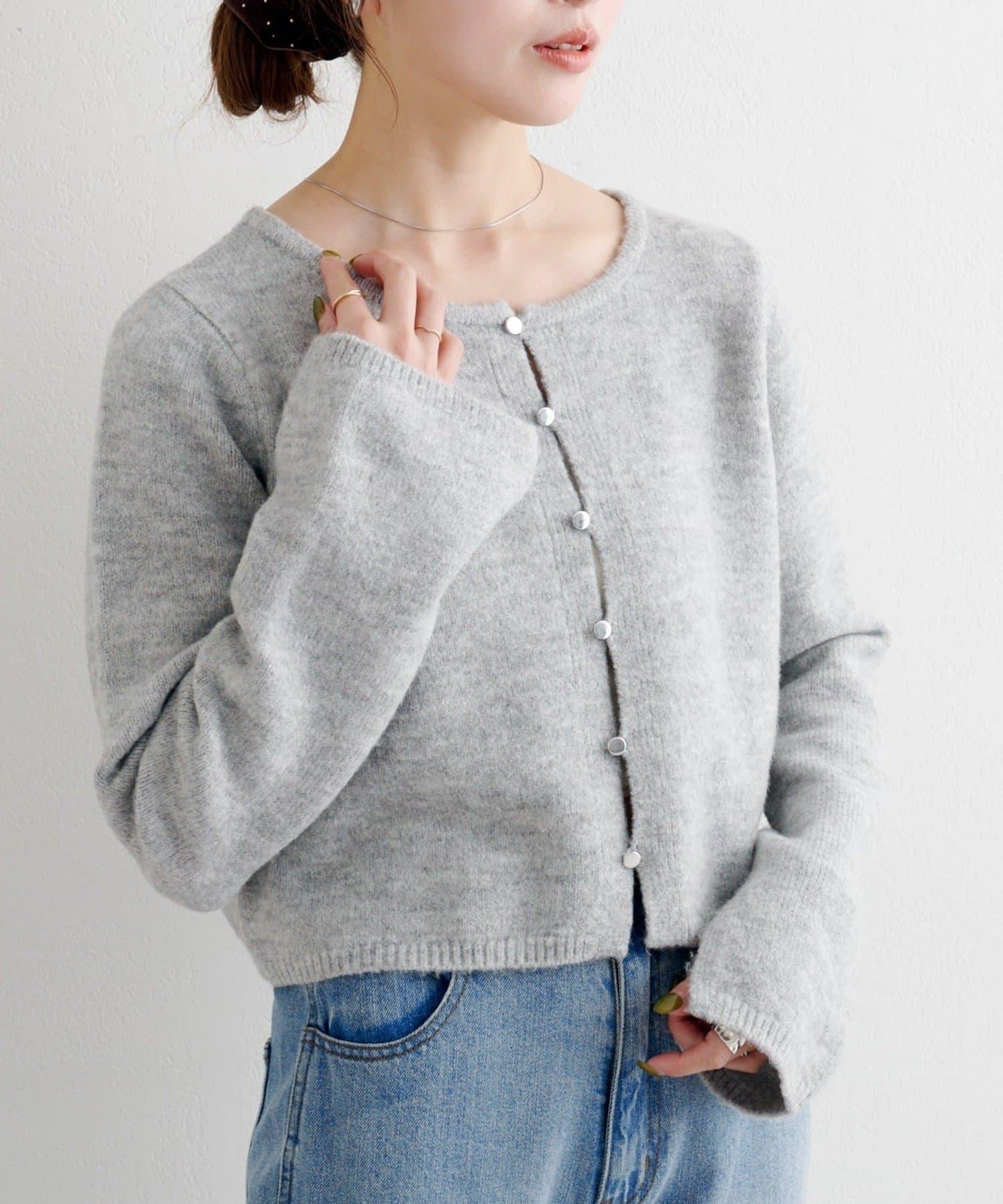 【4色可選】B 仿羊絨針織開衫