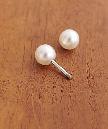 拼色蝴蝶結珍珠扣襯衫