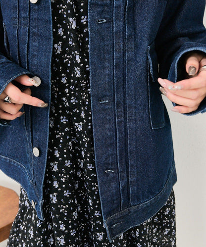 寬鬆牛仔夾克