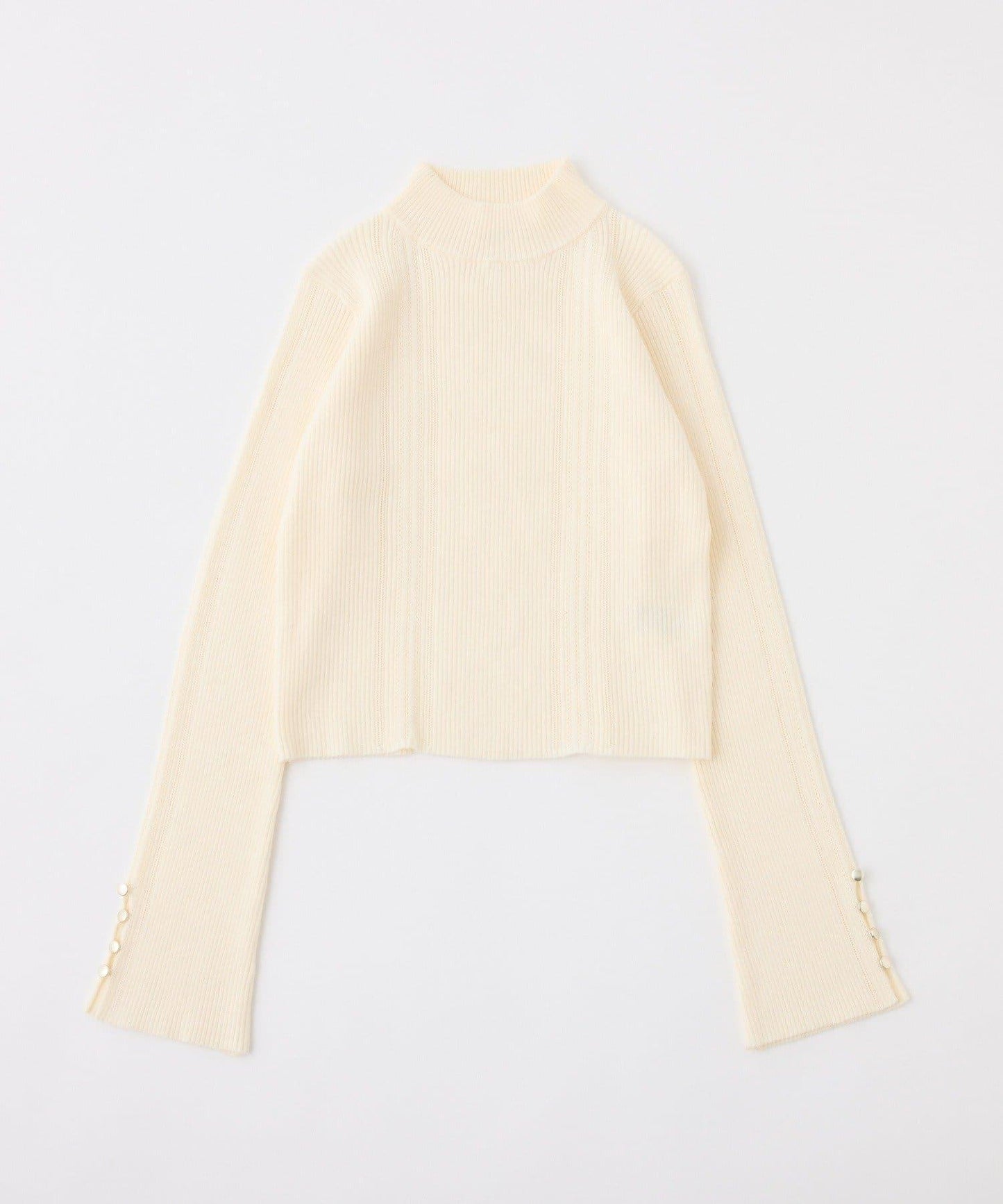 鏤空高領針織衫