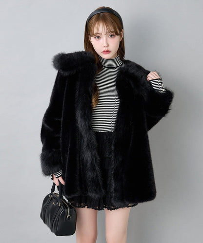 鏤空高領針織衫