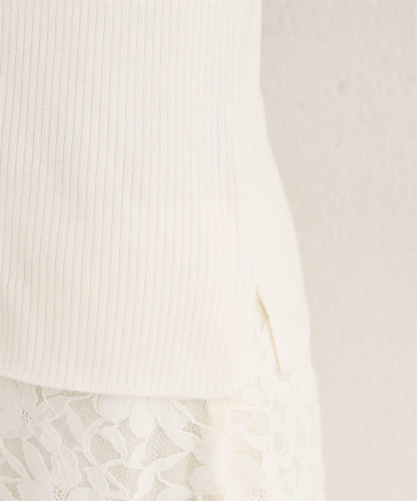 拼接針織套頭衫