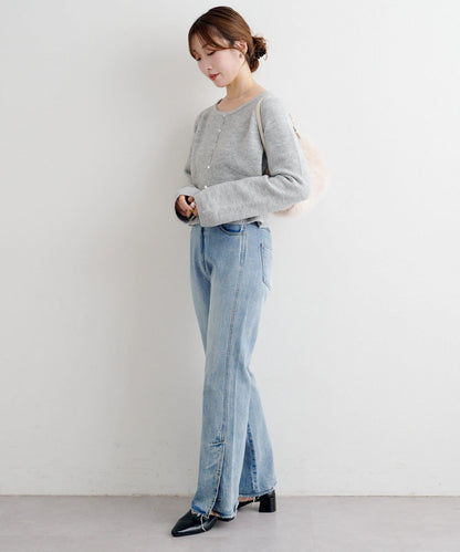 【4色可選】B 仿羊絨針織開衫