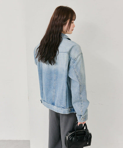 寬鬆牛仔夾克