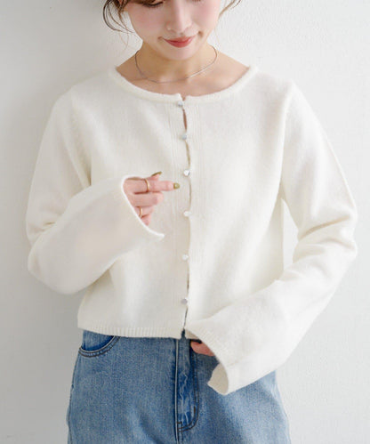 【4色可選】B 仿羊絨針織開衫