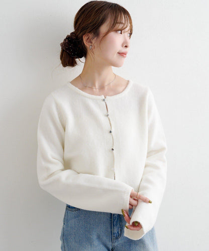 【4色可選】B 仿羊絨針織開衫