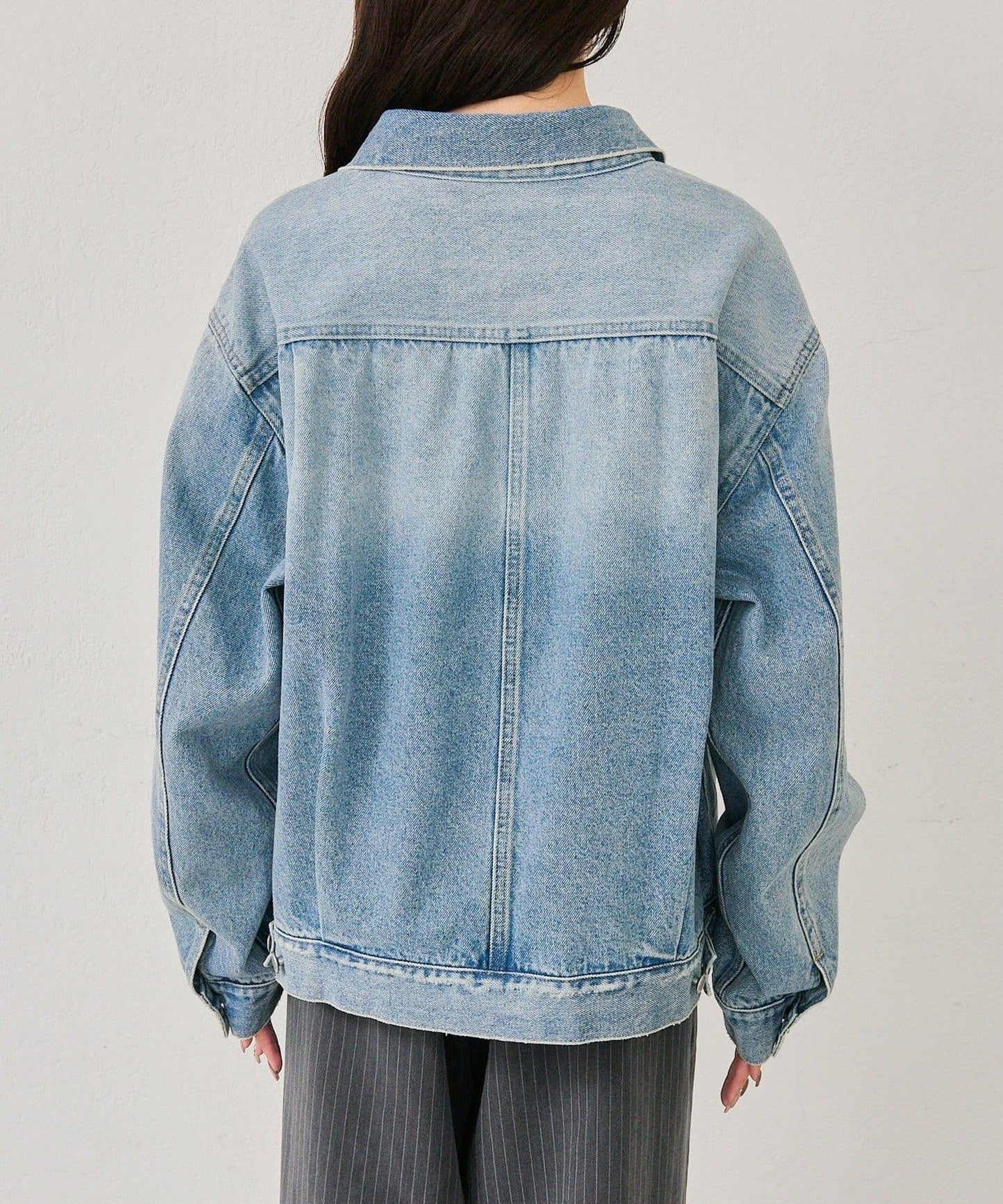 寬鬆牛仔夾克