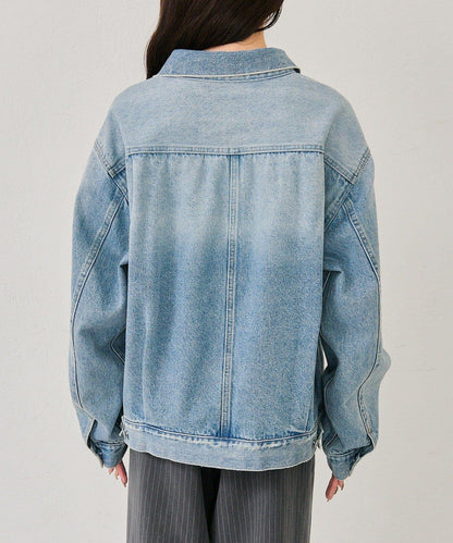 寬鬆牛仔夾克
