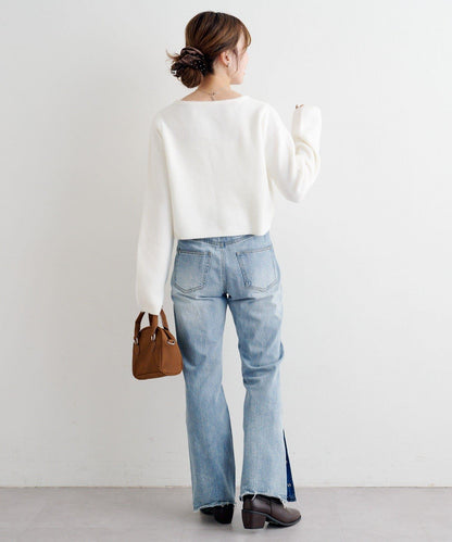 【4色可選】B 仿羊絨針織開衫