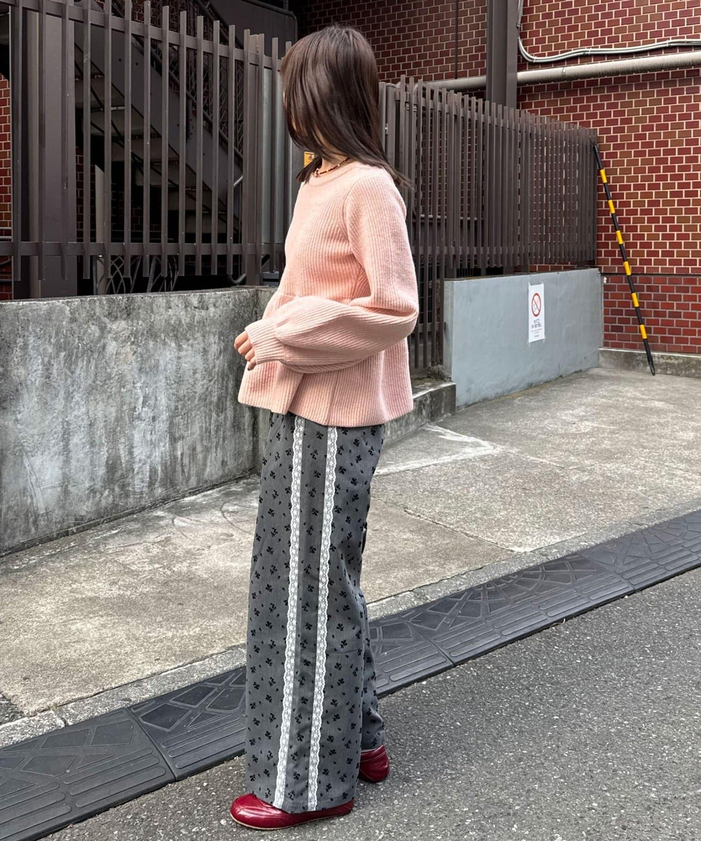 【neutral by ciaopanic】荷葉邊蝴蝶結針織衫