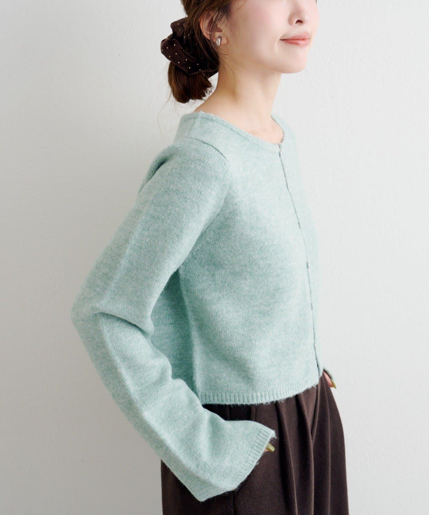 【4色可選】B 仿羊絨針織開衫