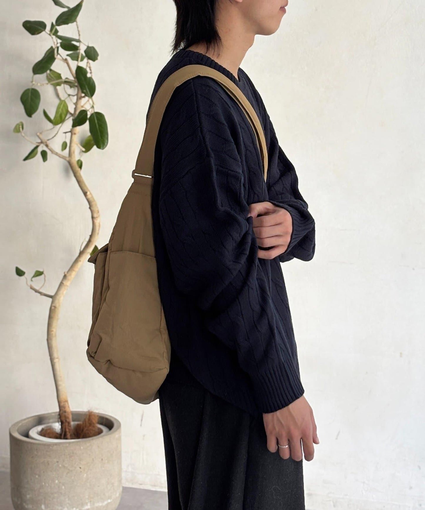 【U.S. POLO ASSN. 】1點刺繡麻花針織套頭衫