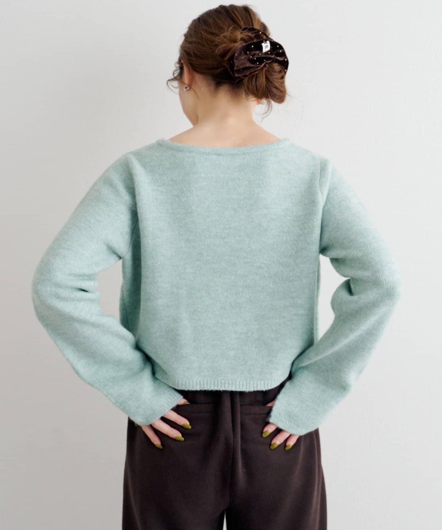 【4色可選】B 仿羊絨針織開衫