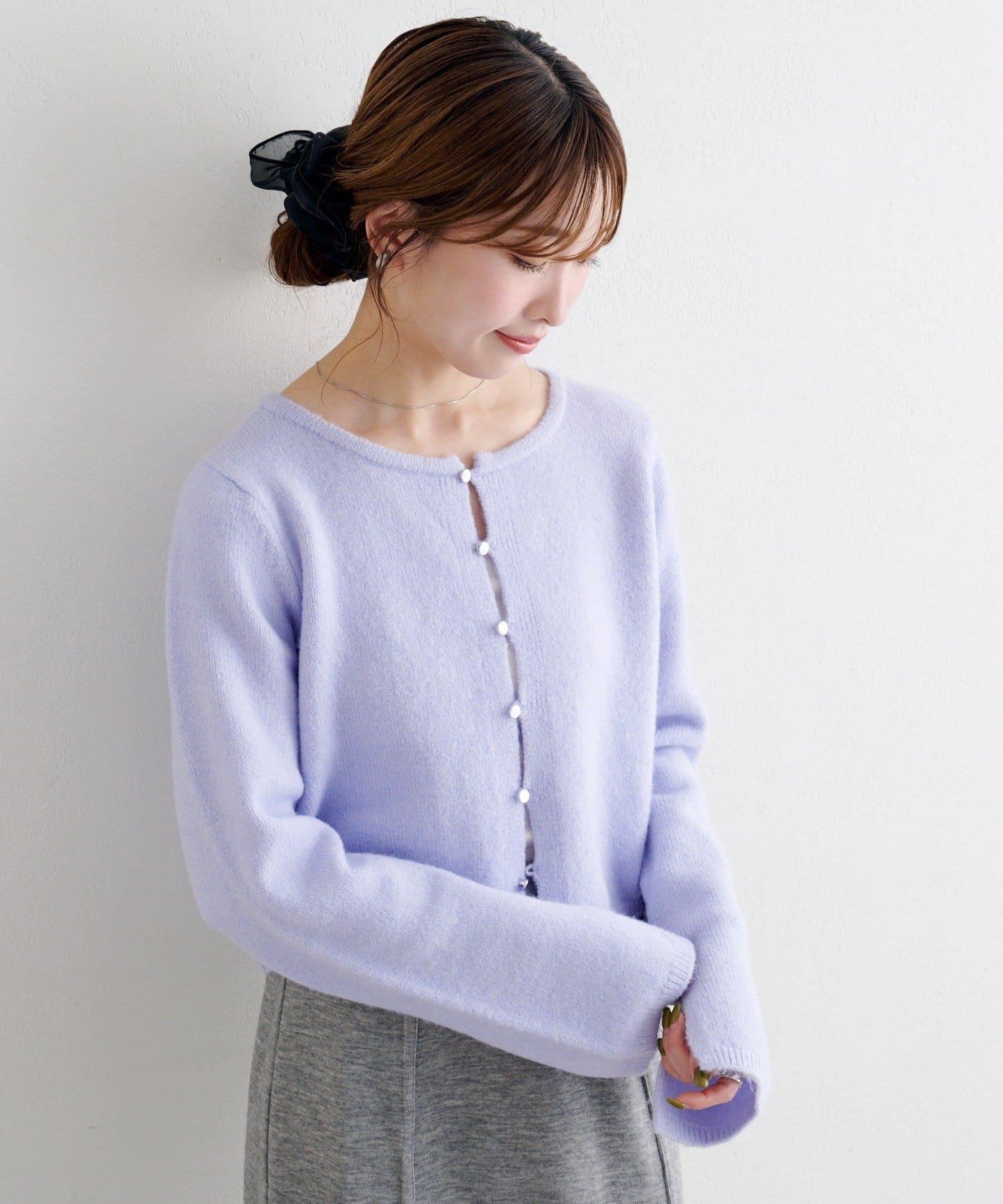 【4色可選】B 仿羊絨針織開衫