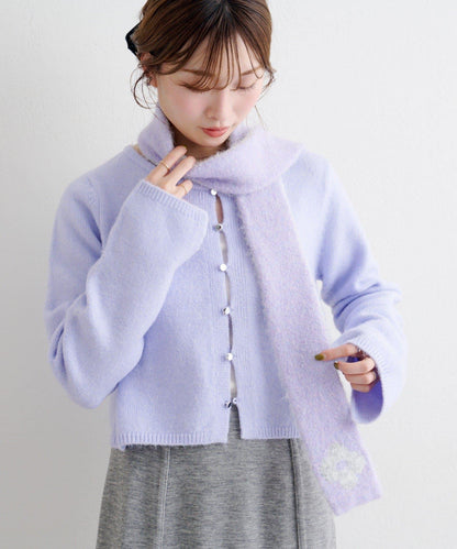 【4色可選】B 仿羊絨針織開衫