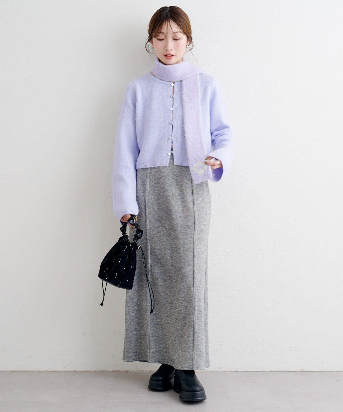 【4色可選】B 仿羊絨針織開衫