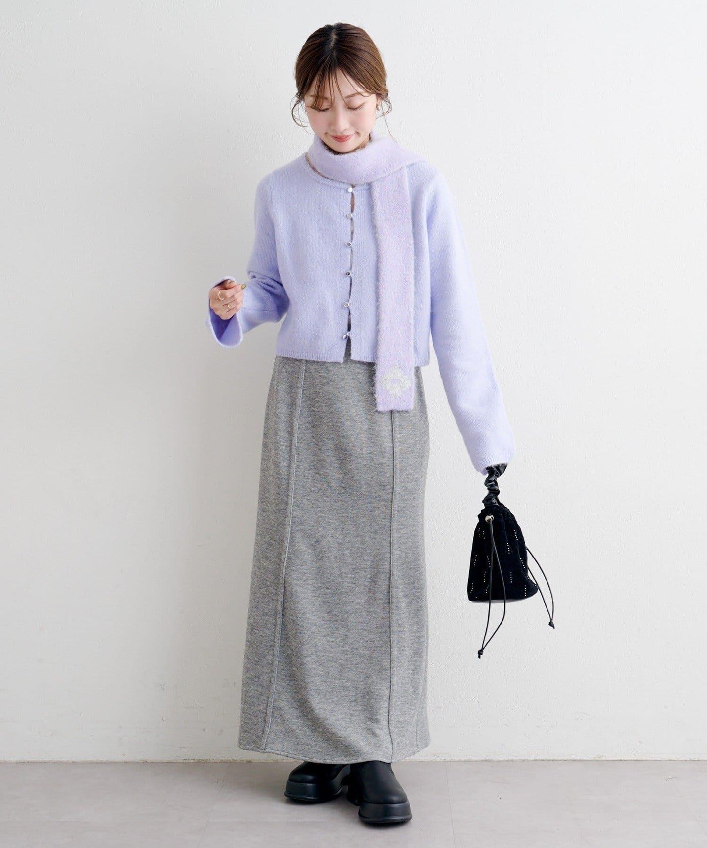 【4色可選】B 仿羊絨針織開衫