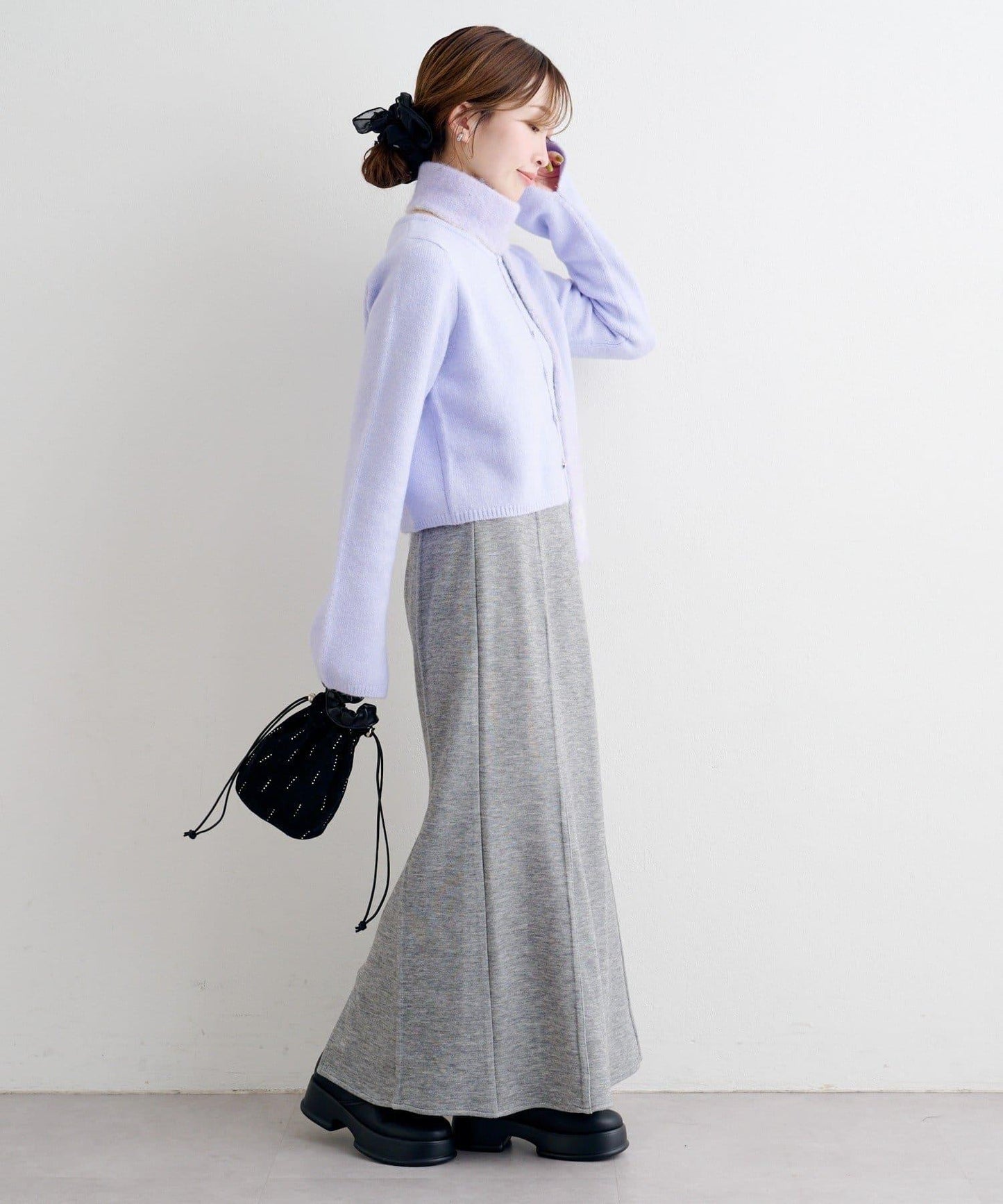 【4色可選】B 仿羊絨針織開衫