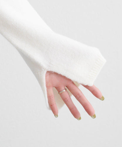 【4色可選】B 仿羊絨針織開衫