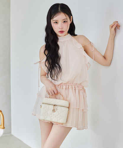 帶吊飾絎縫化妝包