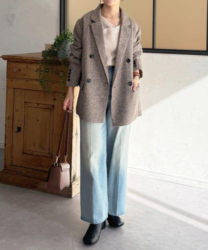 垂領羅紋針織套頭衫