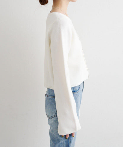 【4色可選】B 仿羊絨針織開衫