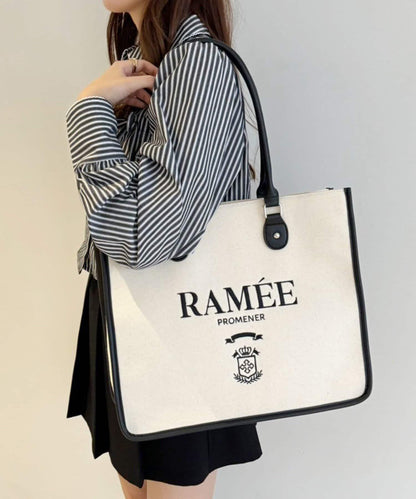 【復刻】刺繡飾邊托特包