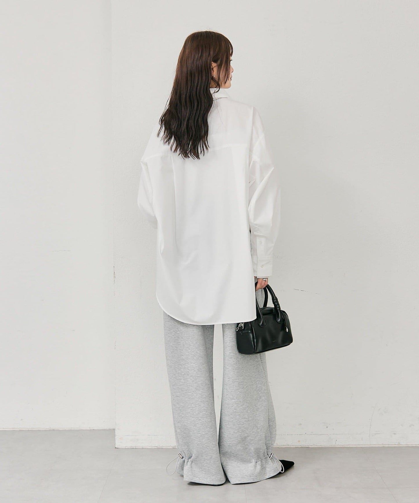 紐扣層疊寬鬆襯衫