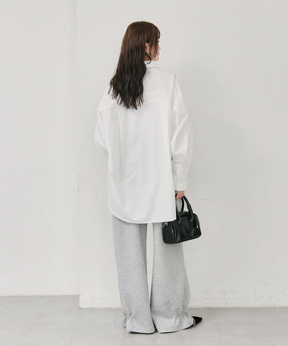 紐扣層疊寬鬆襯衫