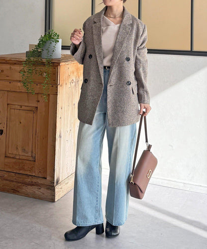 垂領羅紋針織套頭衫