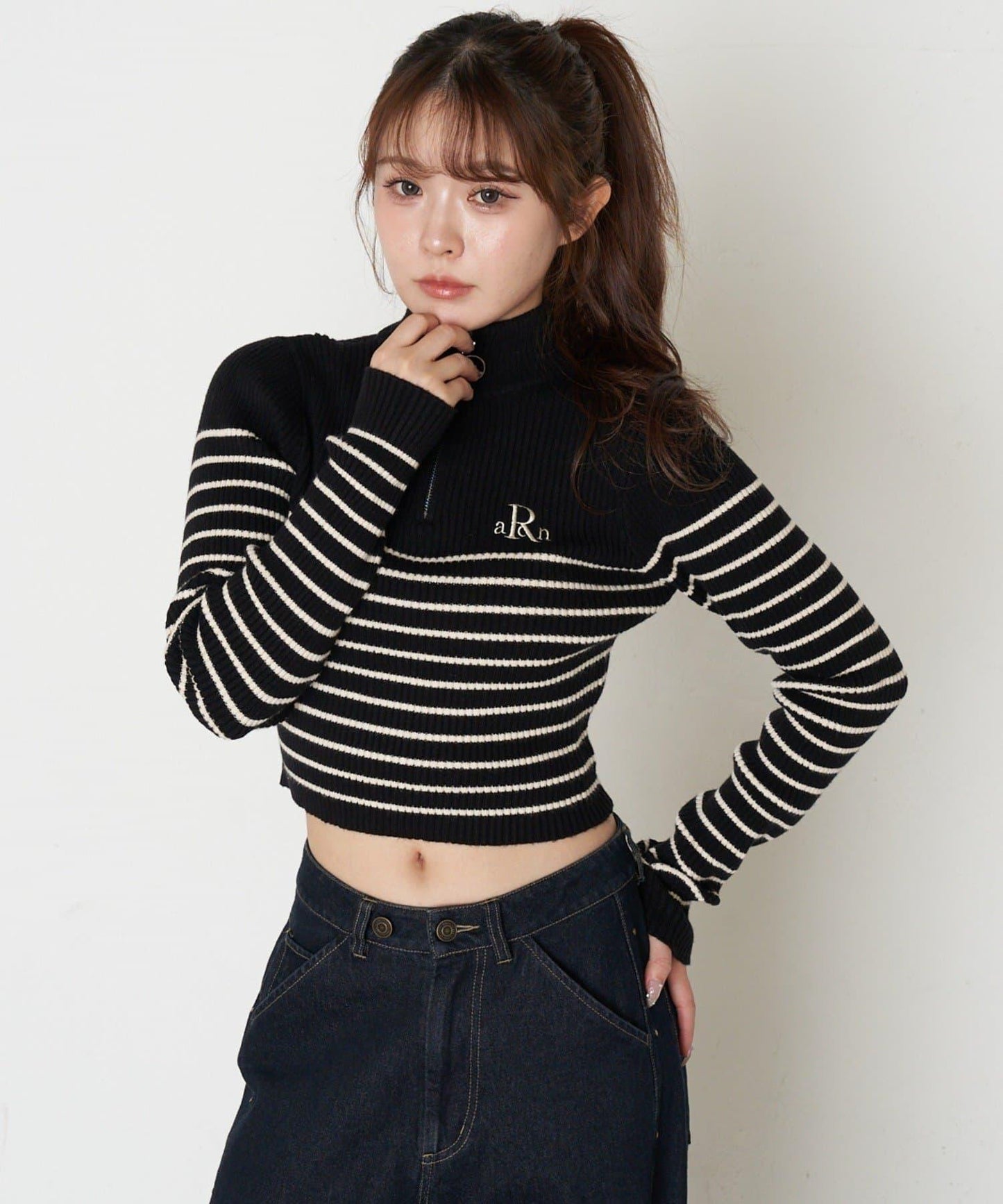 簡約高領針織衫